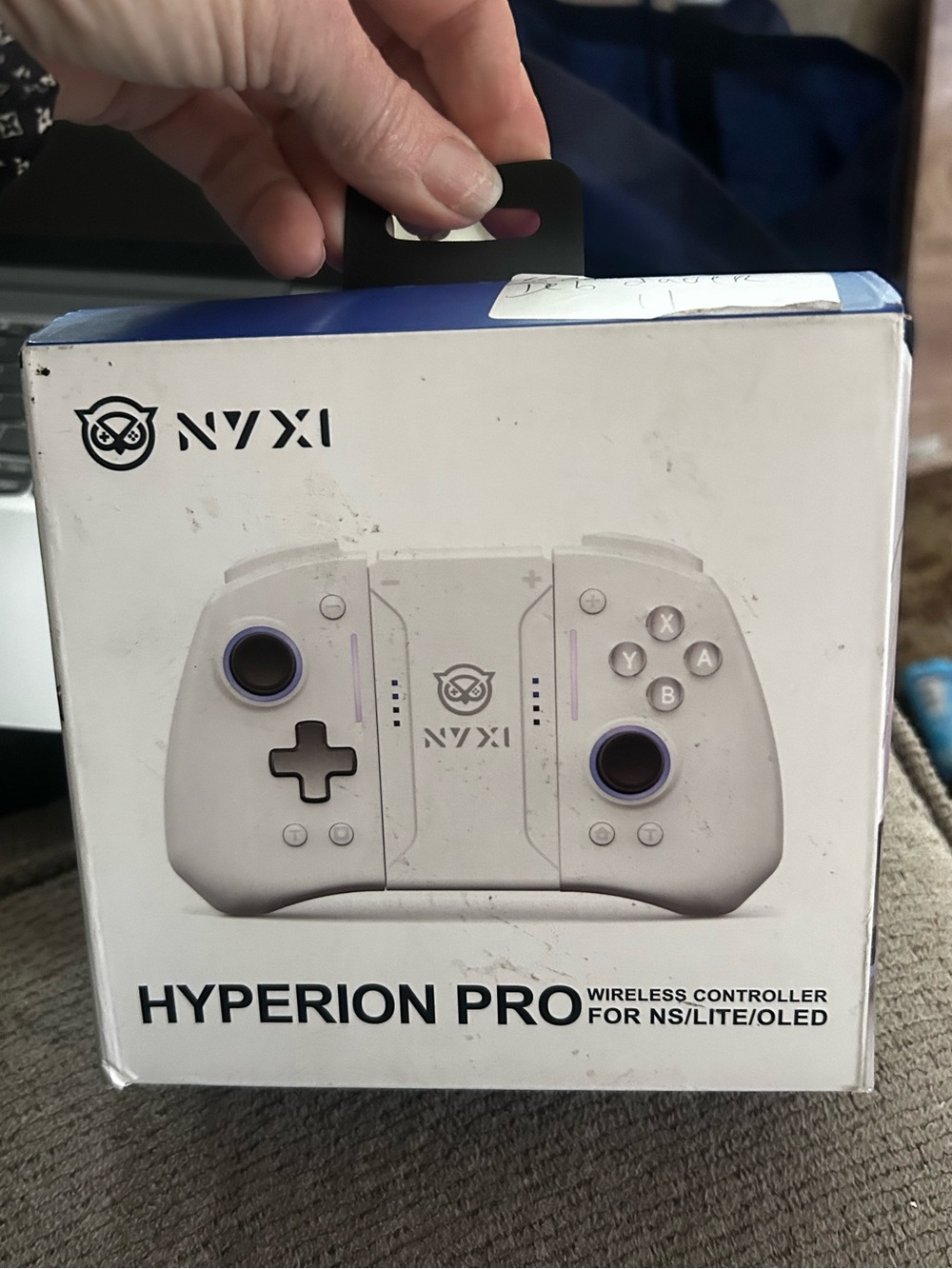 NYX Hyperion Pro Wireless Controller - White with Purple Accents